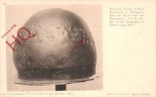 Picture Postcard, Etruscan Bronze Helmet Dedicated To Olympian Zeus
