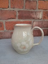 Large Denby stoneware pottery pouring jug " day break " pattern. 