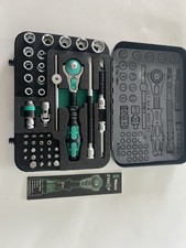 Wera 8100 SA 2 Zyklop 1/4" Speed Ratchet / Socket / Bit Set x43 Pcs 05003533001