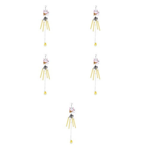 5pcs maneki cat - cat, chimes