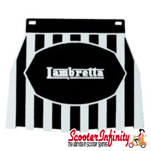 Mudflap lambretta black - lambretta, (black