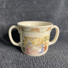 Royal Doulton Bunnykins Two-handled Bone China Mug Rabbits Baking