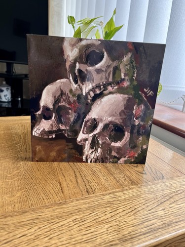 Three skulls digital art - skulls,