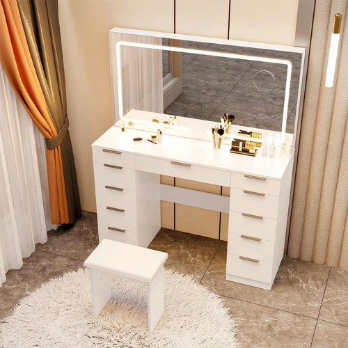 Large dressing table - table, led