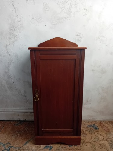 Antique bedside pot cupboard - bedside,