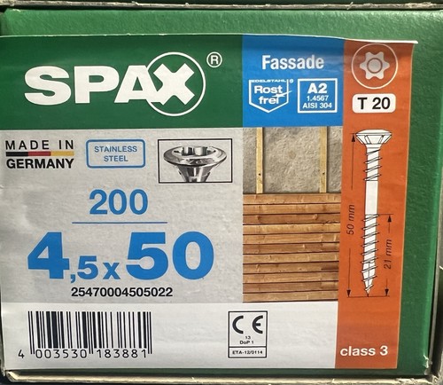 Spax 5x50mm stainless steel - stainless,