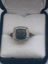 925 silver gold plated ring - silver,