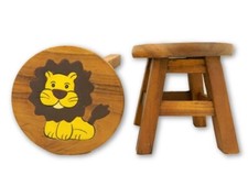 Childs Childrens Wooden Stool