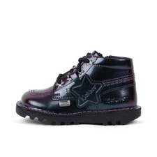 Kickers Infant Girl's Kick Hi Galactic Patent Leather