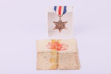 WW2 France And Germany Star Medal