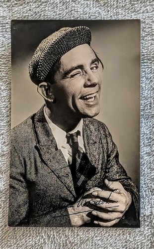 Sir norman wisdom autographed - wisdom,