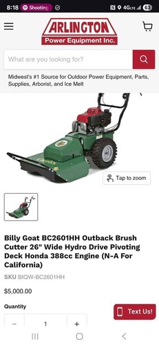 New honda billy goat - goat, bc2601hh