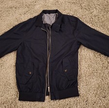 Mens Navy Harrington Style