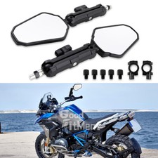 2x Motorcycle Rear View Side Mirrors for R Nine T R1100 Cafe Racer R1200R F900R