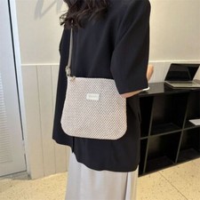 Fashion Straw Crossbody Bag