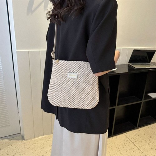 Fashion straw crossbody bag - fashion,