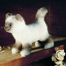 Birman Cat by Kosen - Burmese plush collectable soft toy kitten - 14cm - 4451
