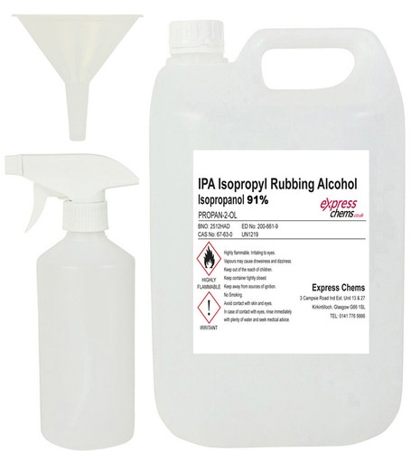 Litre isopropyl rubbing - 5,