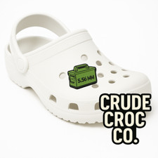 5.56 Ammo Can Croc Charm– Tactical Toe Accessory for Operators and Range Gods