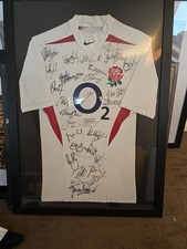 England 2003 World Cup Winning Team Signed Shirt Size L