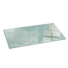 Toughened glass hearth - toughened,