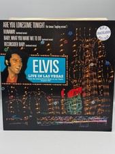 ELVIS PRESLEY - LIVE IN LAS VEGAS, 1991 12" SINGLE  VINYL RECORD EP, GC