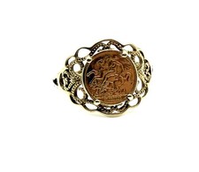 9ct Gold George Dragon Ring