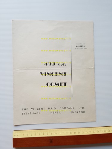 Vincent comet 500 - vincent,