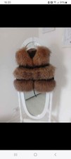 Racoon Fur Gilet Size Medium