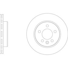 2x Brake Discs Vented For VW