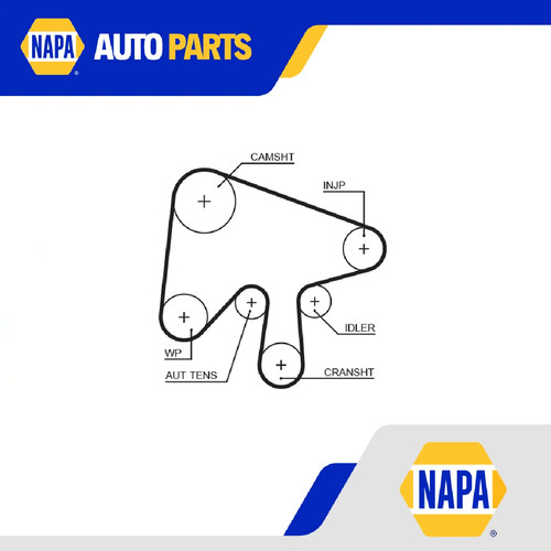 Timing belt fits mazda gg - fits,