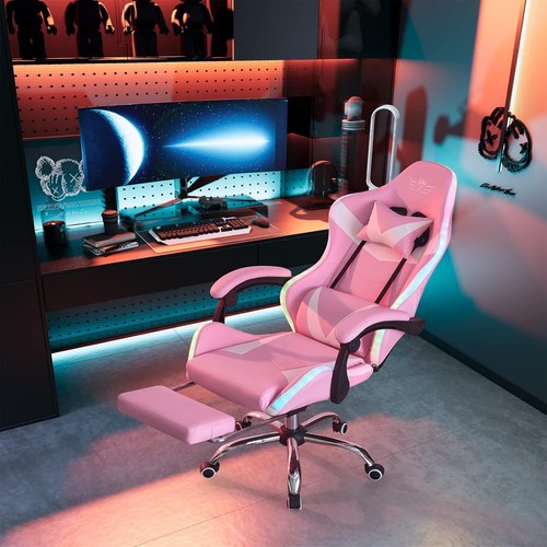 Rgb led light gaming chair - rgb,