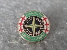 Plymouth argyle fc Stone Island On Tour Pin badge pilgrims home park St georges 