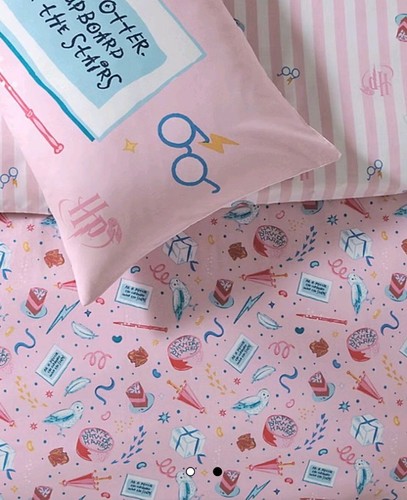 Pink harry potter single duvet - pink,