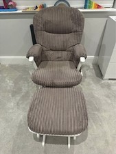 Dutailier Gliding Feeding Recliner Chair with Footstool