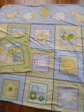 single duvet cover set kids farm animals. tractors  used