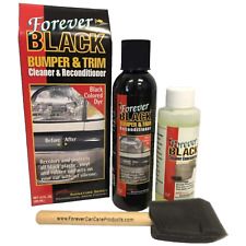 Forever Black Bumper & Trim Cleaner & Reconditioner Kit For Trim and Bumpers