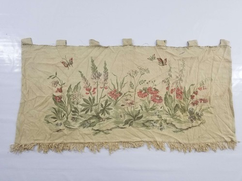Vintage floral scene wall - vintage,