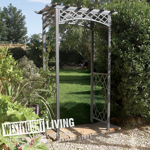 Metal square top garden - top,