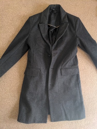 Topman men grey peacoat - grey,