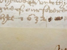 1632 Witham Essex Vellum Deed