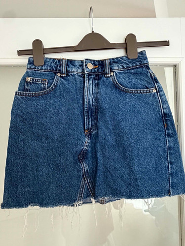 Primark blue denim mini - primark,