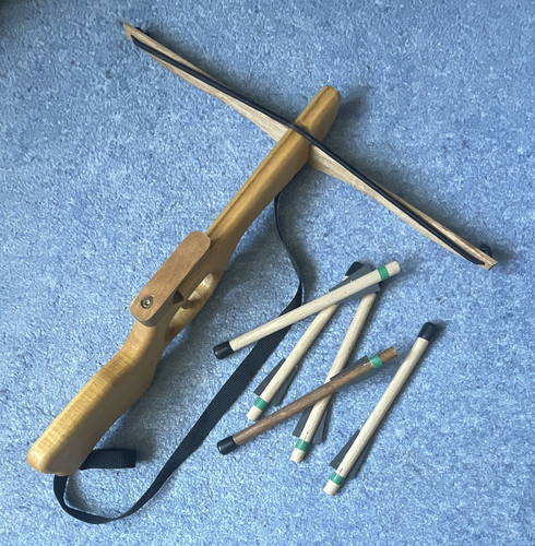 Kids wooden crossbow - kids,