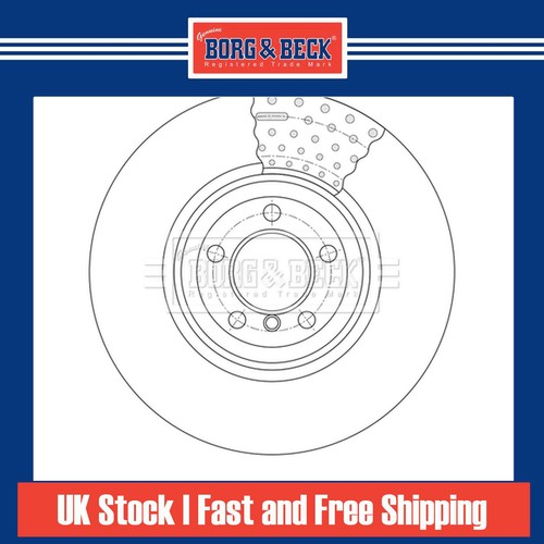 Brake discs vented for bmw - 2x,