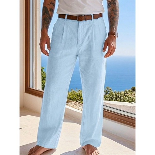 Men linen cotton - linen,
