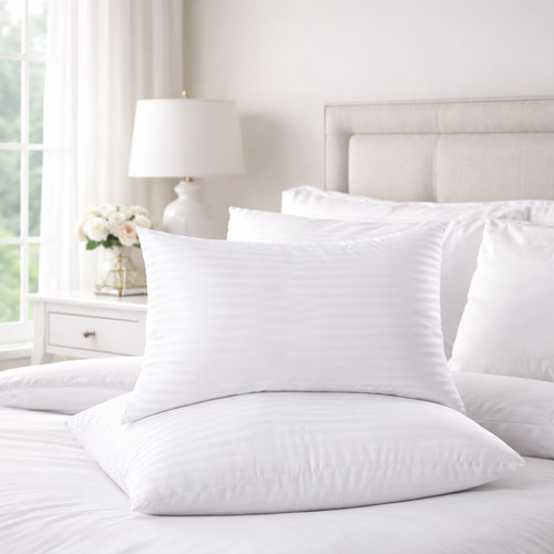 Stripe pillows hotel quality - stripe,