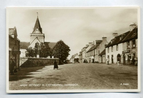 Dornoch high street and - street,