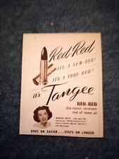 El52  Ephemera 1940s film advert tangee lipstick 