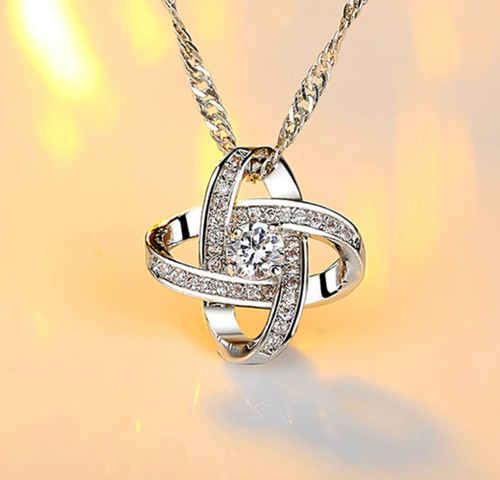 Swirl pendant 925 - pendant, sterling