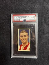 Godfrey Phillips 1936 International Caps #25 Stanley Matthews PSA 6